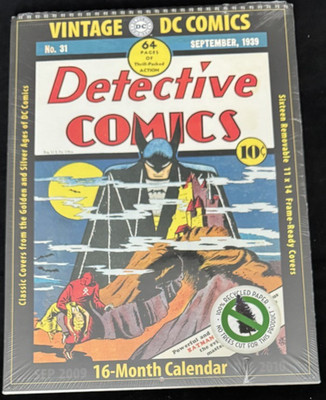 Detective Comics 16 Month Calendar, MIP, 2010 DC Comics