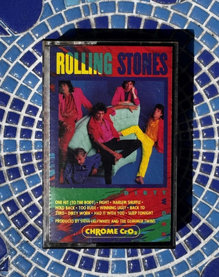THE ROLLING STONES CASSETTE: Dirty Work, Chrome CrO2, RARE 