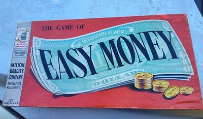 VINTAGE 1960's Game of Easy Money Milton Bradley Unopened NEW COMPLETE No 4039