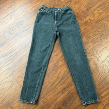 VINTAGE Levis 512 Jeans Women 11 Tapered Slim Dark Wash Denim Made in USA 26x29