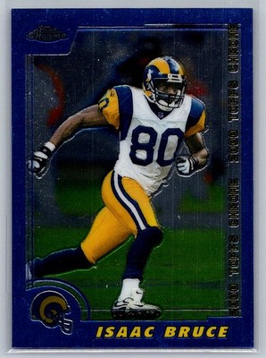  2000 Topps Chrome Football #90 Isaac Bruce - St. Louis Rams 