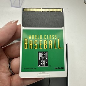 World Class Baseball - Complete  - Turbo Grafx 16
