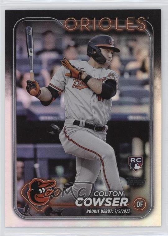 2024 Topps Update Rookie Debut Rainbow Foil Colton Cowser #US72 Rookie RC 0o3x