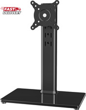 Single LCD Computer Monitor Free-Standing Desk Stand Mount Riser for 13 Inch to