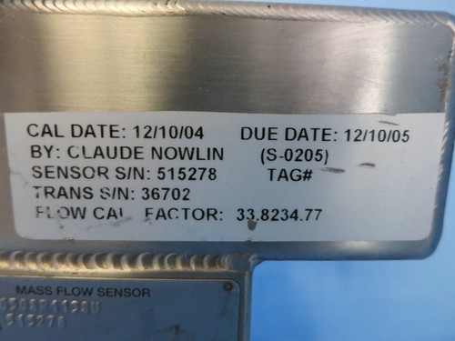 NEW Micro Motion F050SR113SU 1/2" Mass Flow Sensor MicroMotion Meter 0.5" Basis - Picture 8 of 8