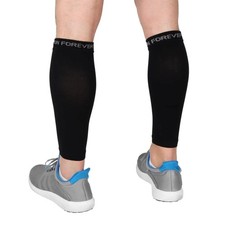 Calf Compression Sleeves for Men and Women - Leg Large, Black