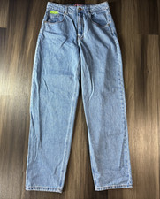 Empyre Jeans Tori Size 6 Medium Blue Wash Skater Baggy Straight Skate