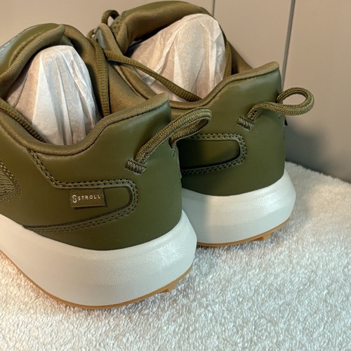 Scarpe da golf STROLL Performance Knit da uomo taglia 9,5 M nuove scatola prezzo al pubblico $ 120 verde oliva - Foto 5 di 16