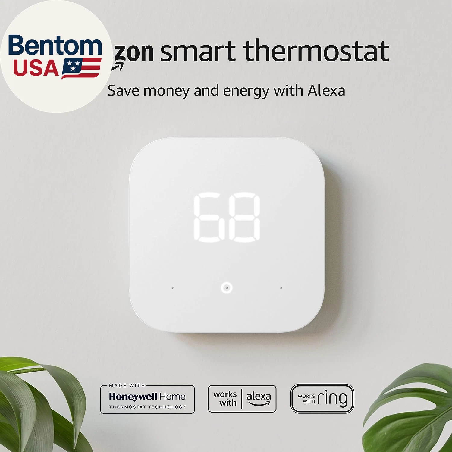 Smart Thermostat – save Money and Energy - Works with Alexa and Ring - C-Wire Re