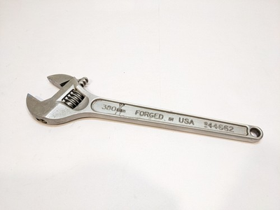 #ad Craftsman 15 Inch Adjustable Wrench 44662 Vintage MADE IN USA $85.00