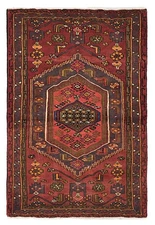 3'1" x 4'8" Vintage Hand Knotted Area Rug Traditional Oriental Wool Carpet