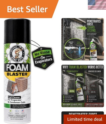 #ad 18 Fl Oz Foam Blaster Powerful AC Coil Cleaner for Evaporators amp; Condensers $34.99