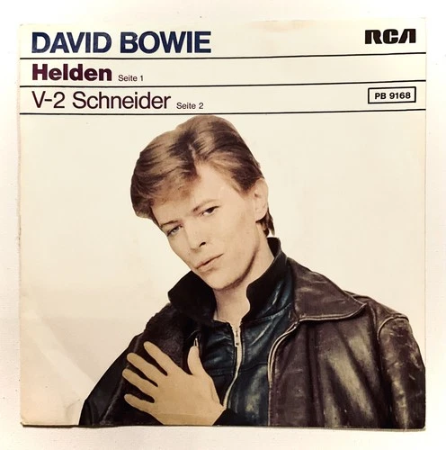 1977 German Original DAVID BOWIE HELDEN (HEROES) 7” Vinyl Single RCA PB9168EX/NM