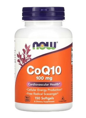 Now Foods CoQ10, 100 mg, 150 Weichkapseln