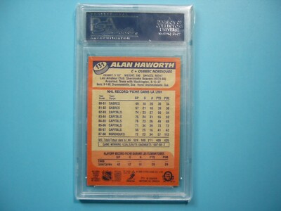 1988/89 O-PEE-CHEE NHL HOCKEY CARD #131 ALAN HAWORTH PSA 10 GEM
