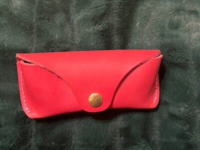 KMM & Co Leather Sunglasses Case Pink