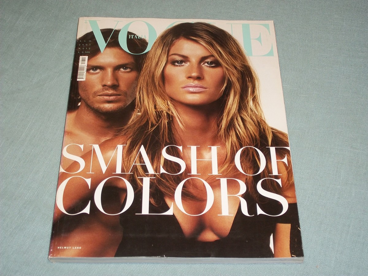 2001 AUGUST VOGUE ITALIA MAGAZINE - GISELE - HIGH END