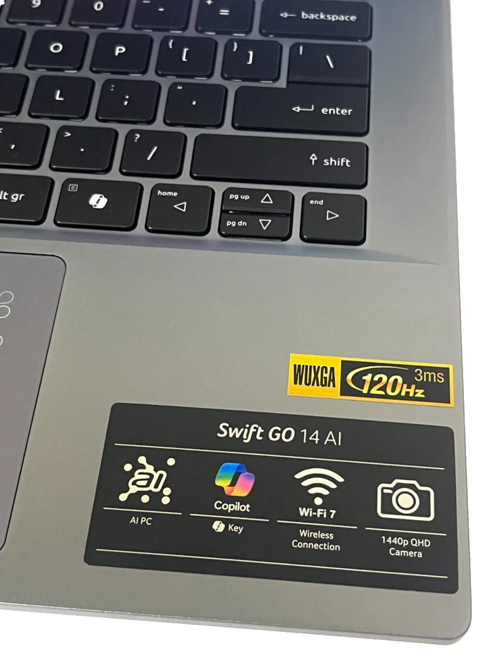 Acer Swift Go 14 AI SFG14-01 Snapdragon X 16Gb RAM 512GB 14.5" WUXGA IPS 120Hz - Bild 3 von 4