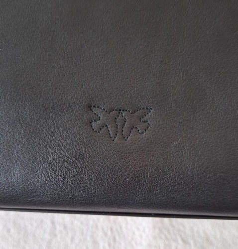 Sac à main noir en cuir PINKO neuf - Imagen 8 de 11