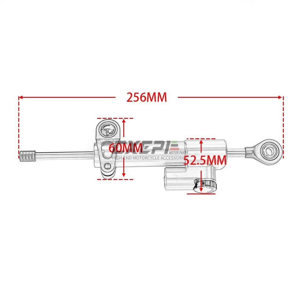For Suzuki GSX250R 2016-2023 Motorcycle Damper Steering Stabilizer Bracket Kit - Image 4 of 4