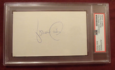 JOHN CURTIS 1970-84 CUT SIGNATURE CARD SIGNED AUTO PSA/DNA SLABBED
