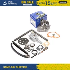 Timing Chain Kit Water Oil Pump Fit 89-97 2.4L Nissan 240SX D21 Pickup KA24E
