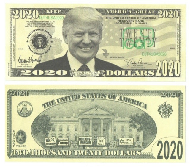 Pack of 100 Donald Trump President 2020 ReElection