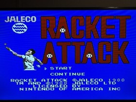 Racket Attack, 1988, Nintendo Entertainment System, NES Authentic Ships Free !!