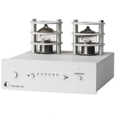 Pro-Ject Tube Box S2 High End Röhren Phono-Vorverstärker - silver