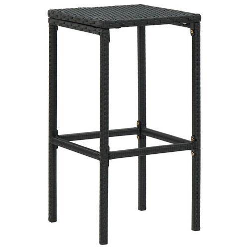 4 Pcs Bar Chair Set With Cushions PE Rattan Weather-Resistant Counter Stools - Picture 3 of 8
