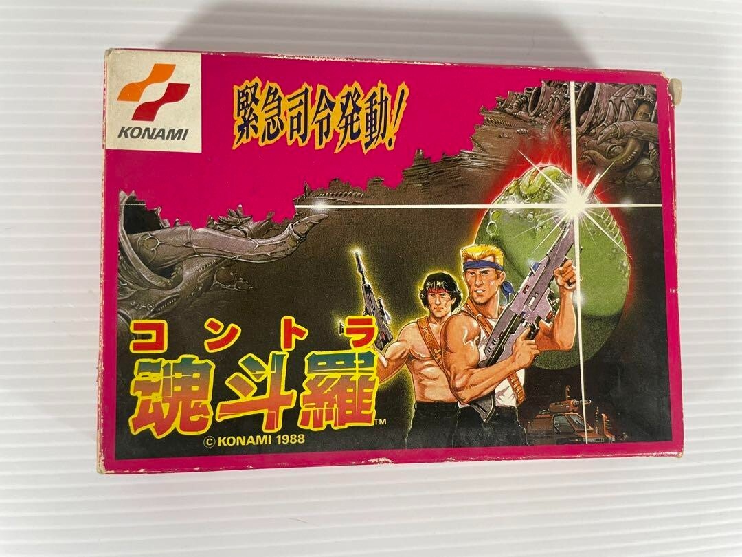 Kontora Famicom FC Konami Action Game Boxed Tested Retro Game 1988