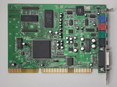 Creative Sound Blaster AWE64 ISA Soundkarte (CT4520, retro, Wavetable, 1997)
