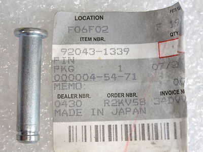 Kawasaki NOS NEW 92043-1339 Pin 8x36.5 EN KL VN | eBay
