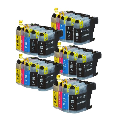 Lot De 4 Cartouches D'encre Jaune XL Compatibles Brother MFC-J6520DW/J6720DW/J6920DW - 15ml