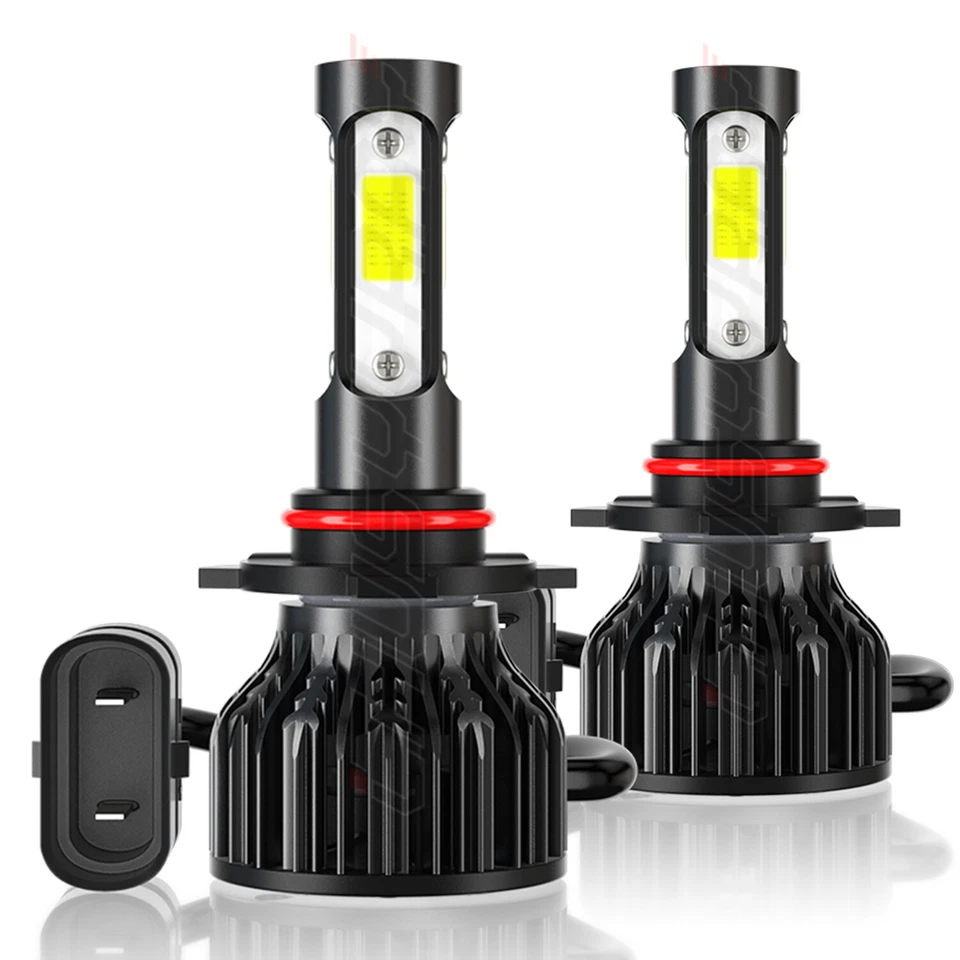 Para Fiat 500L 2014-2020 Combo Faros LED Luz Antiniebla Luz Alto/Baja 4x Foto 2 de 4