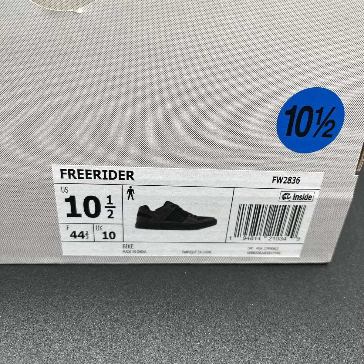 Adidas Five Ten Freerider Grey Black Bike Sneakers FW2836 Adidas Five Ten Freerider Grey Black Bike Sneakers FW2836