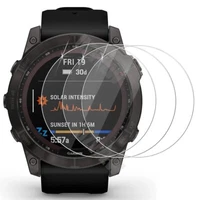 3X Tempered Glass For Garmin Fenix 7X / 7X Sapphire Solar Tempered Glass Screen Protector