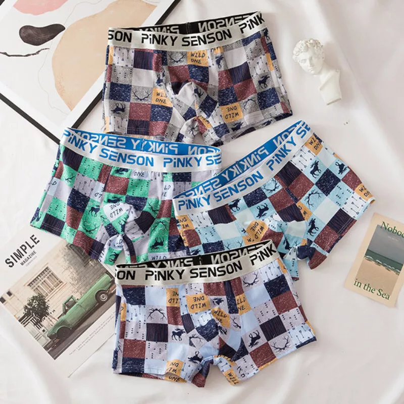 Men's Panties Cotton Boxer Man Luxury Brand Mens Boxers Briefs Underpants  Shorts