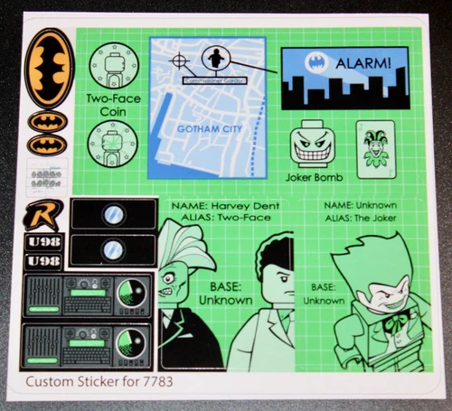 Replacement Custom Sticker 7783 Replacement Sticker Sheet