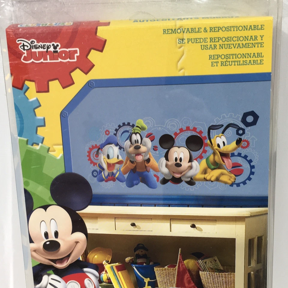 DISNEY MICKEY MOUSE & FRIENDS CLUBHOUSE ALCAPARRAS pegatina de pared MURAL calcomanía Plutón + Foto 2 de 4