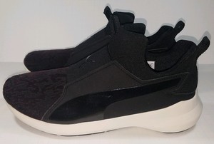 puma rebel mid trainers ladies