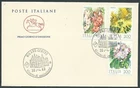 1983 ITALY FDC HORSE FLOWERS NO ARRIVAL STAMP - CG