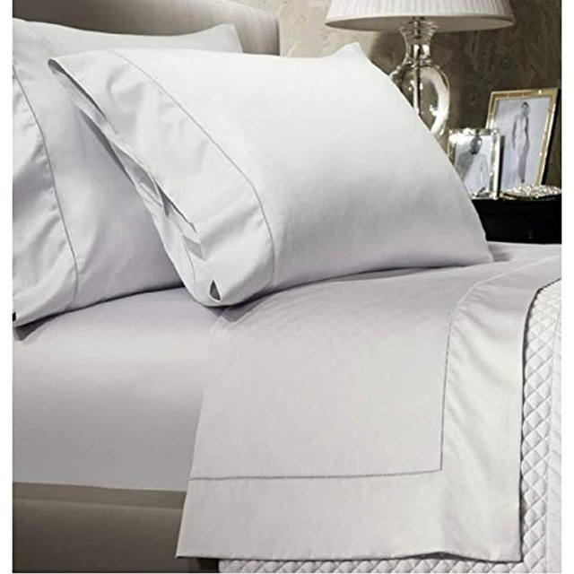Ralph Lauren 624 Solid Sateen Deco White 100 Cotton Queen Flat Sheet for sale online eBay