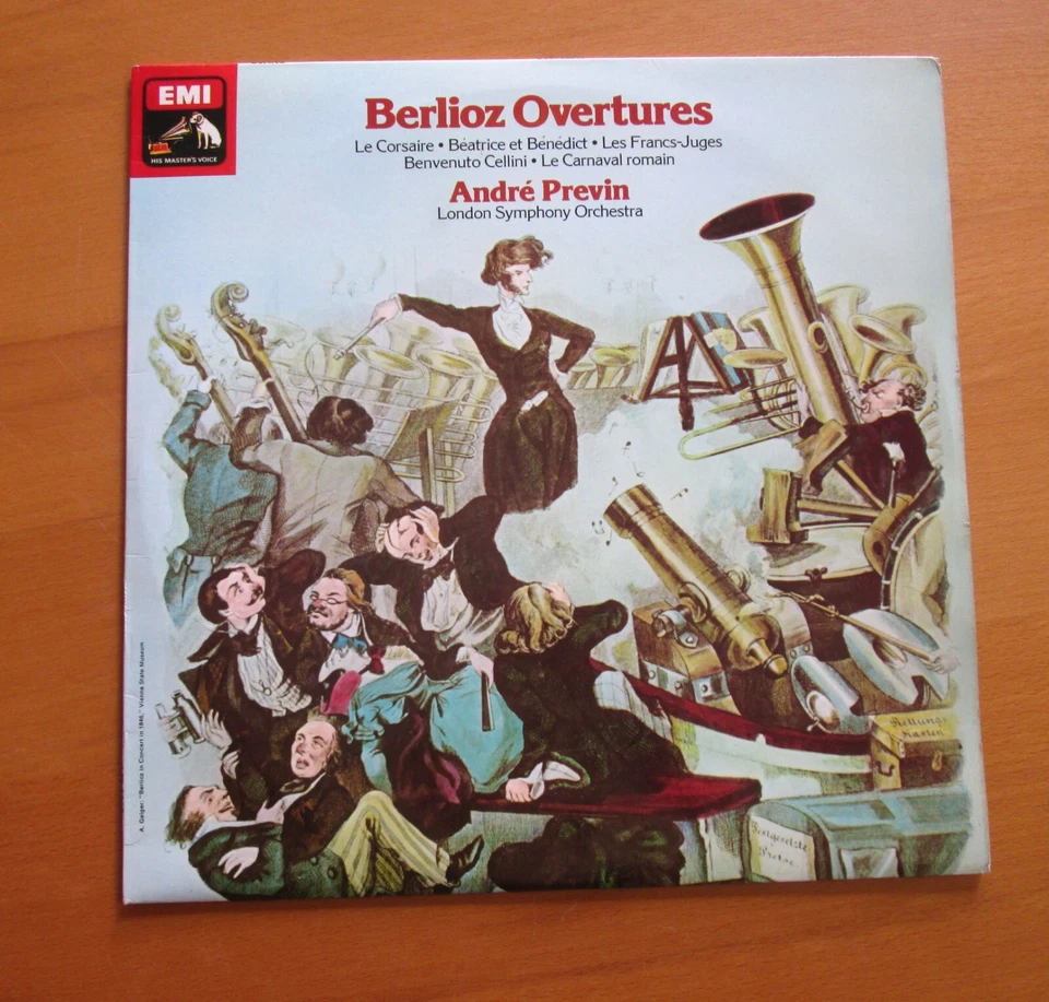 TEST PRESSING 2xLP ASD 3212 Berlioz Overtures Andre Previn EMI Quad White Label - Image 4 of 4