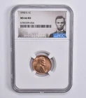 MS66 RD 1950-S Lincoln Wheat Cent NGC Special Lbl
