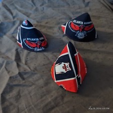 Atlanta Hawks Peepee Teepees, Set Of 3. New