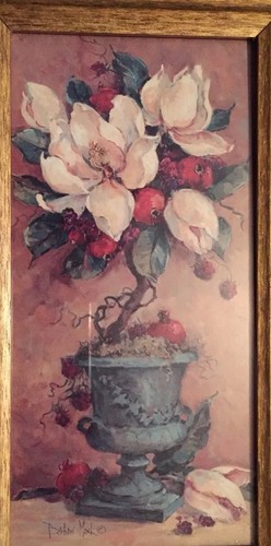 Barbara Mock Magnolia Topiary II Crown Fine Arts #5257 framed by Carolina Mirror - Picture 7 of 12