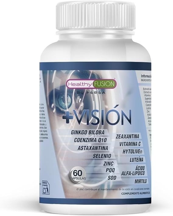 + Visión | Potente protector Ocular | Mejora la calidad de tu vista | 60 Cáps