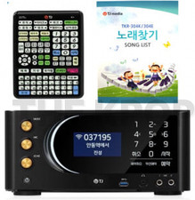 TJ Taijin Media TKR-370HK Karaoke Machine System  Remote TIR-1090  Song Book 