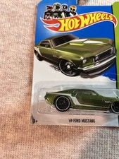 2013 Hot Wheels HW Workshop '69 Ford Mustang #232 Green A3